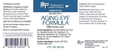 Aging Eye Formula (Nspc0018 Aging Eye Formula)